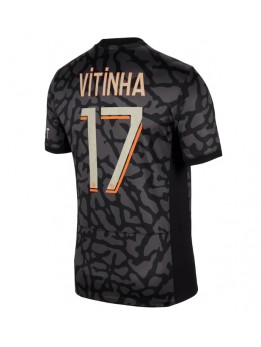 Paris Saint-Germain Vitinha #17 Ausweichtrikot 2023-24 Kurzarm